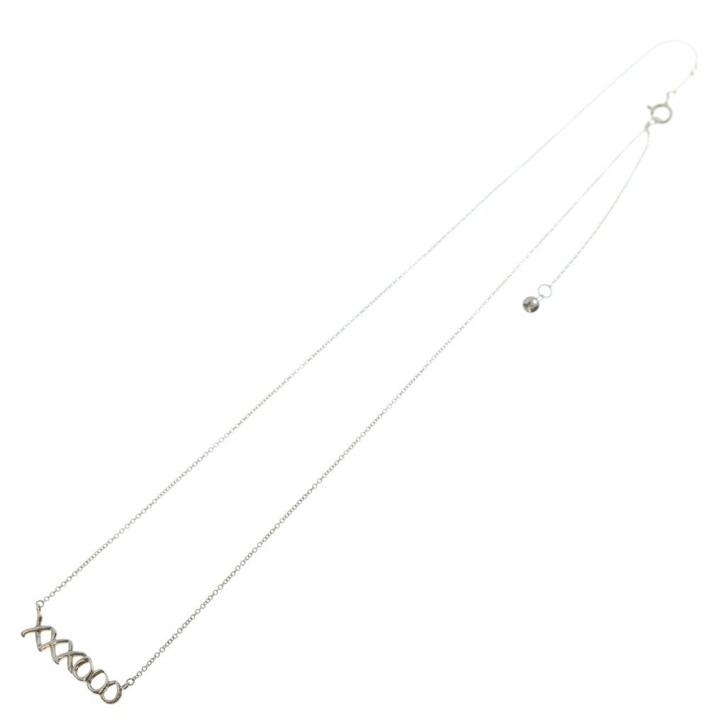 Tiffany & Co Love Kiss Necklace Paloma Picasso Pendant Silver — view 2