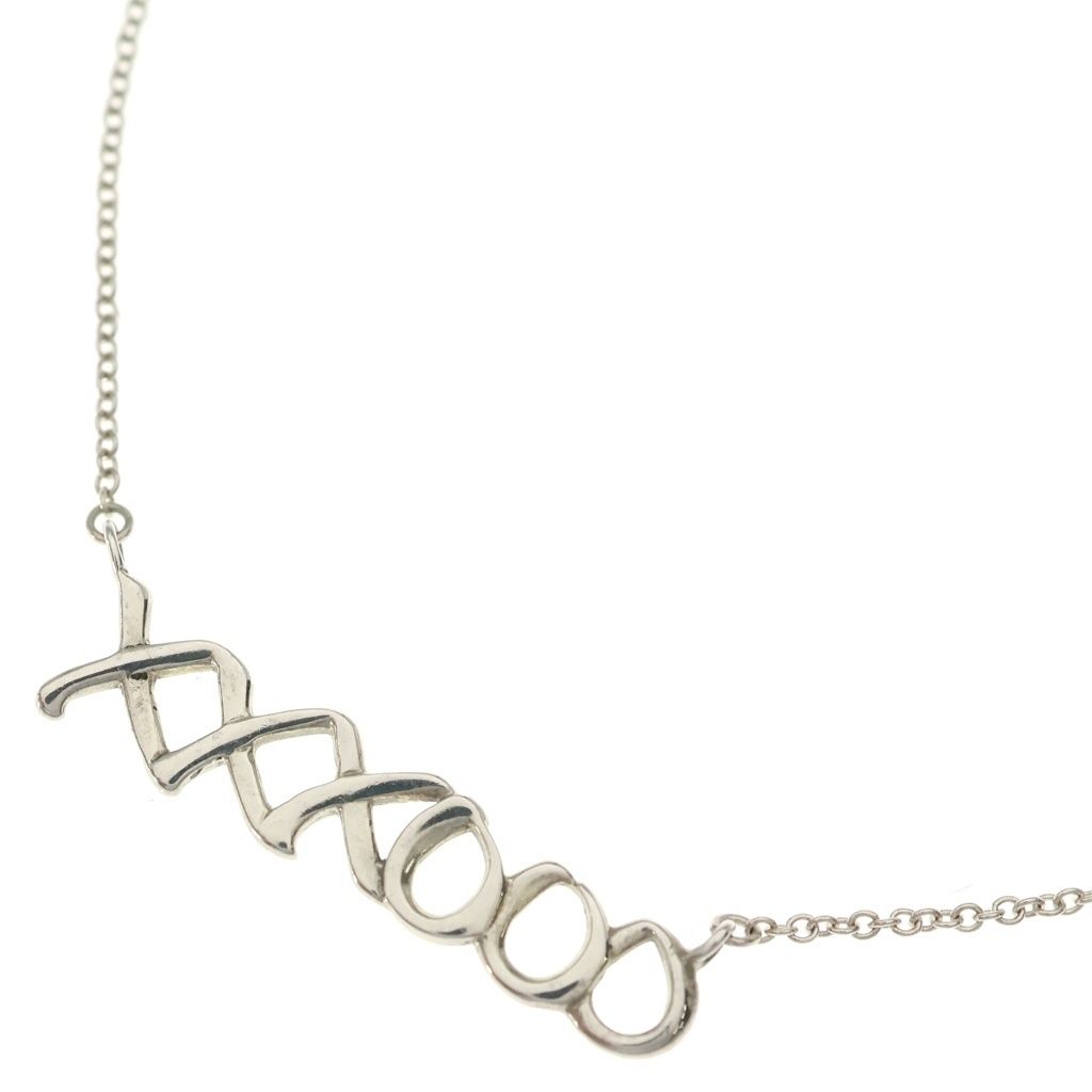 Tiffany & Co Love Kiss Necklace Paloma Picasso Pendant Silver