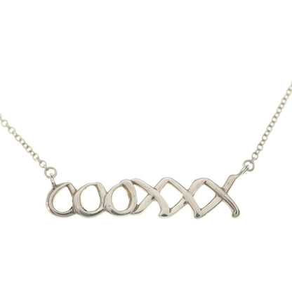 Tiffany & Co Love Kiss Necklace Paloma Picasso Pendant Silver — view 6