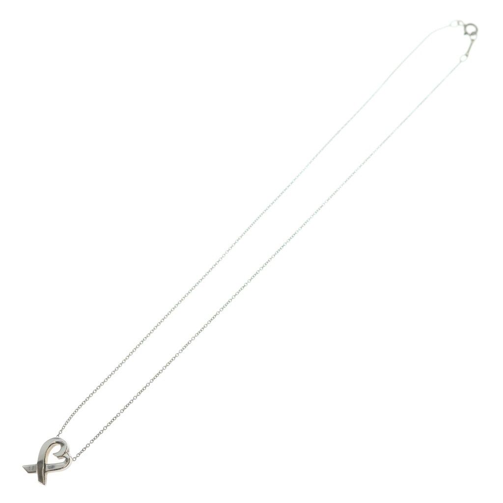 Tiffany & Co Loving Heart Pendant Necklace Silver — view 2