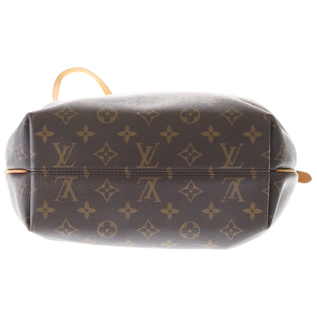 Louis Vuitton Monogram Turenne PM 2-Way Shoulder Bag Brown Leather Gold — view 4