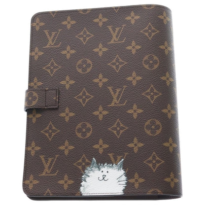 Louis Vuitton Monogram Agenda Bureau MM Gray Scoddington Collaboration Notebook — view 2