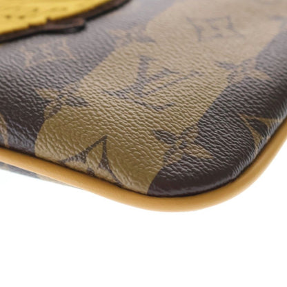 Louis Vuitton Monogram Stripe Trio Messenger Pouch Only Brown Leather — view 6