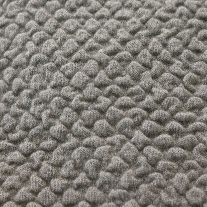 Chanel CC Logo Shawl Gray Cashmere Silk Scarf — view 2