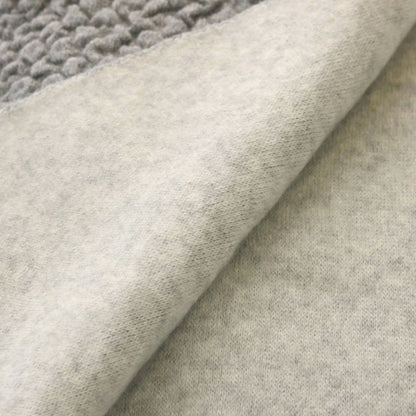 Chanel CC Logo Shawl Gray Cashmere Silk Scarf — view 5