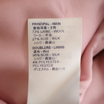 Louis Vuitton Knee Length Front Chain Long Sleeve Dress Pink 34 — view 7