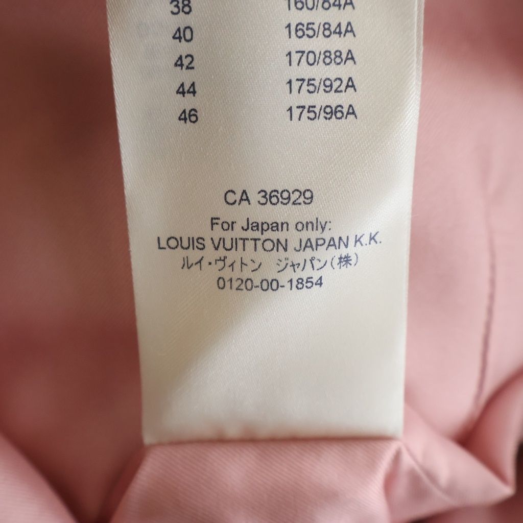 Louis Vuitton Knee Length Front Chain Long Sleeve Dress Pink 34 — view 8