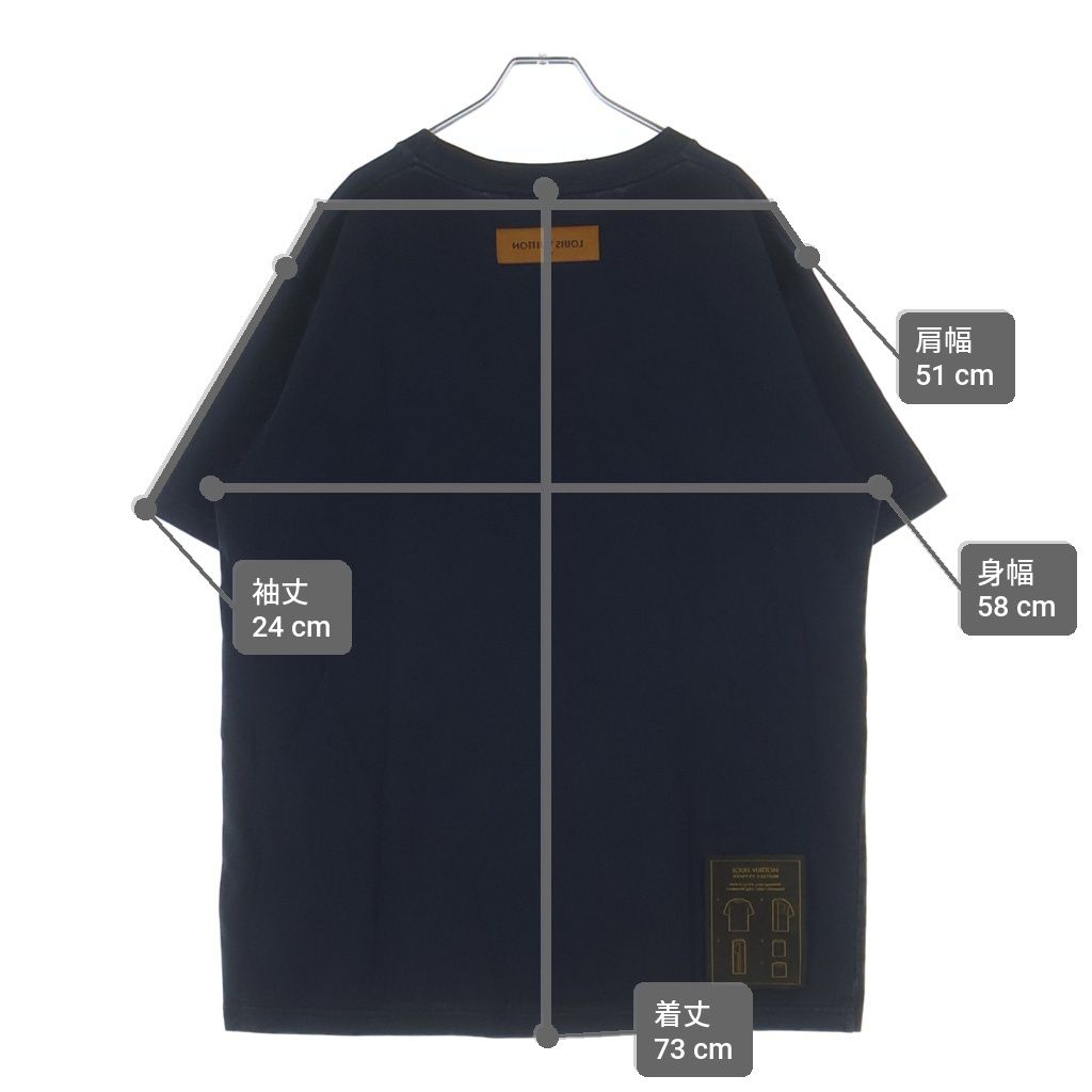 Louis Vuitton Inside Outback Logo Short Sleeve T-Shirt Navy #xl — view 9
