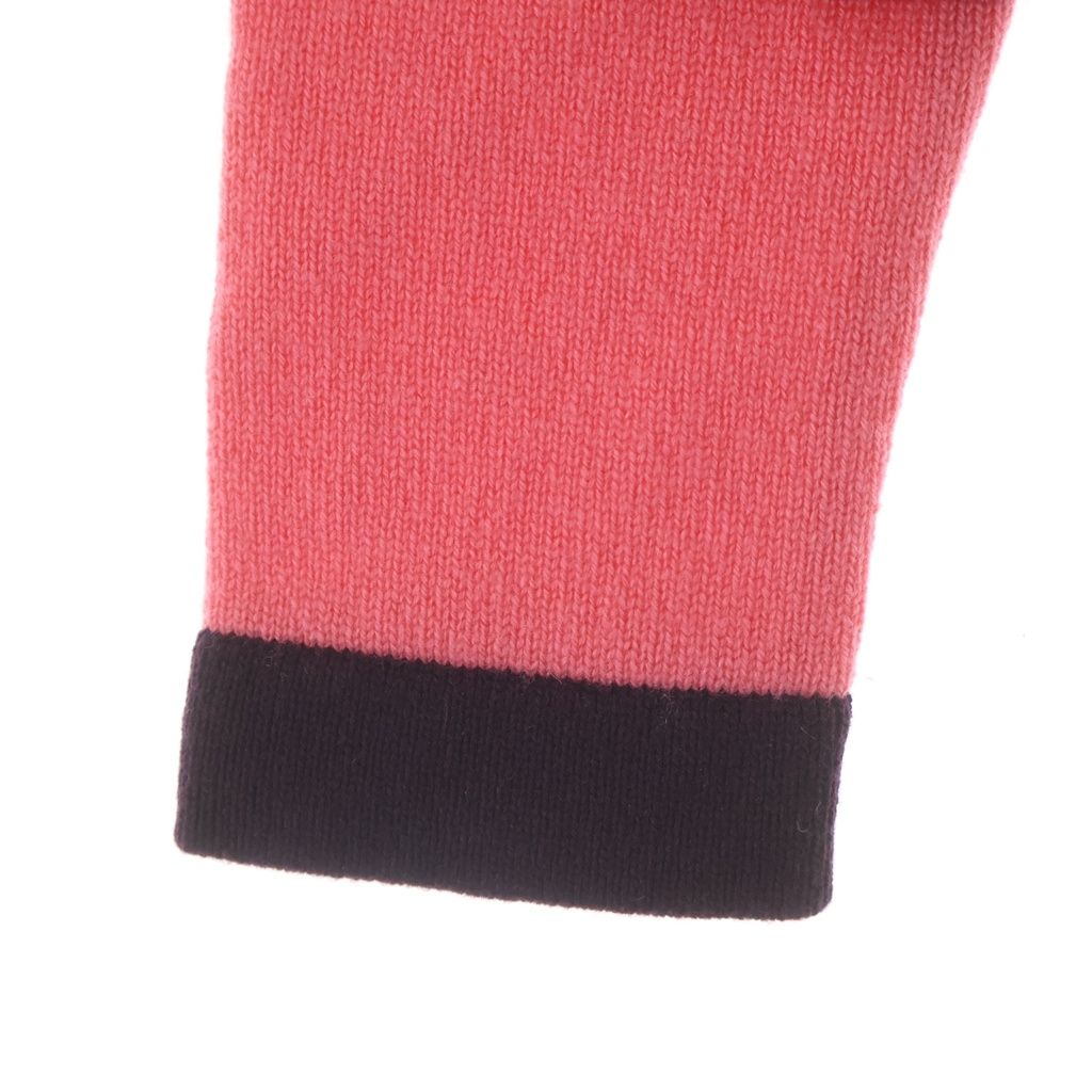 Chanel Coco Button Cardigan Coral Pink Purple — view 5