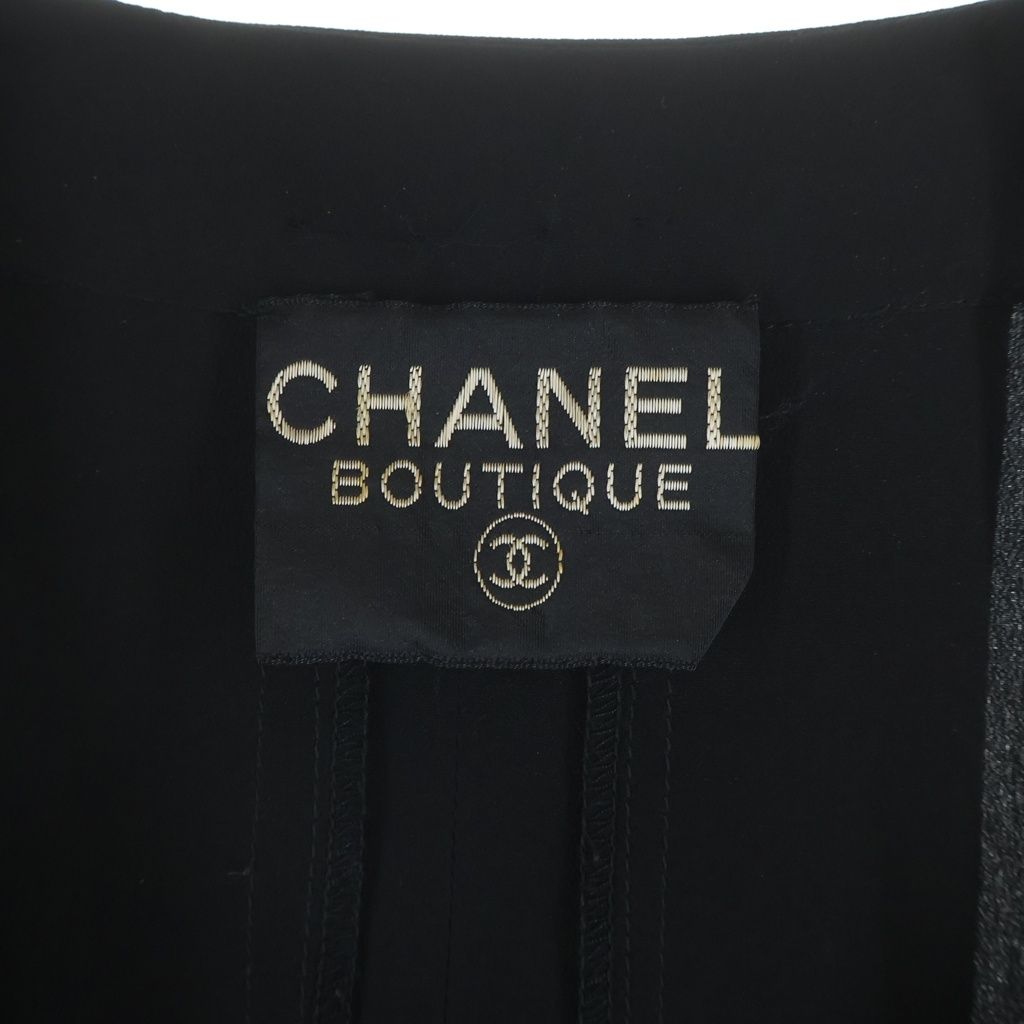 Chanel Pleated Blouse Black — view 8