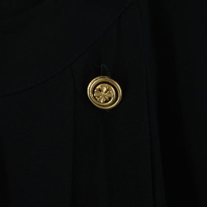 Chanel Pleated Blouse Black — view 5