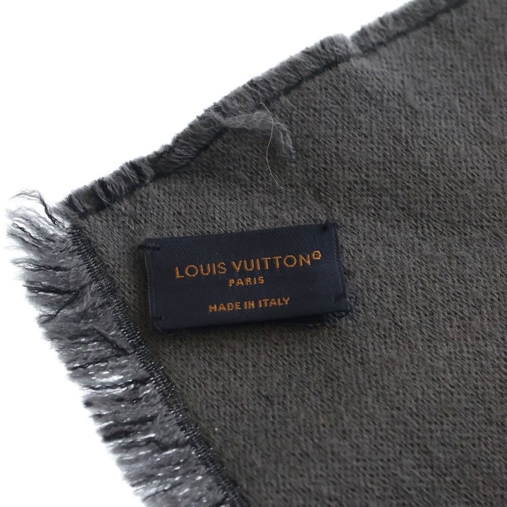 Louis Vuitton Echarpe Monogram Vivienne Wool Scarf Black — view 4