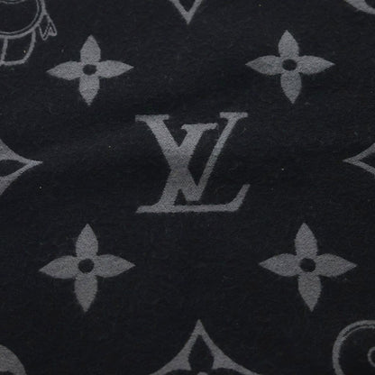 Louis Vuitton Echarpe Monogram Vivienne Wool Scarf Black — view 2