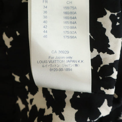 Louis Vuitton Flower Print Back Zip Front Lace Knee Length Short Sleeve Dress — view 8