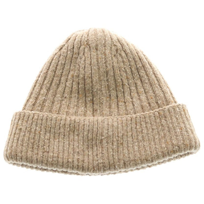 Loewe Knit Beanie Logo Embroidery Hat Beige — view 2