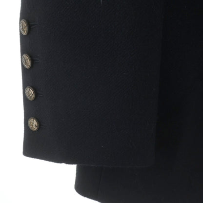 Saint Laurent Paris Double Breasted Jacket Metal Buttons Coat — view 4