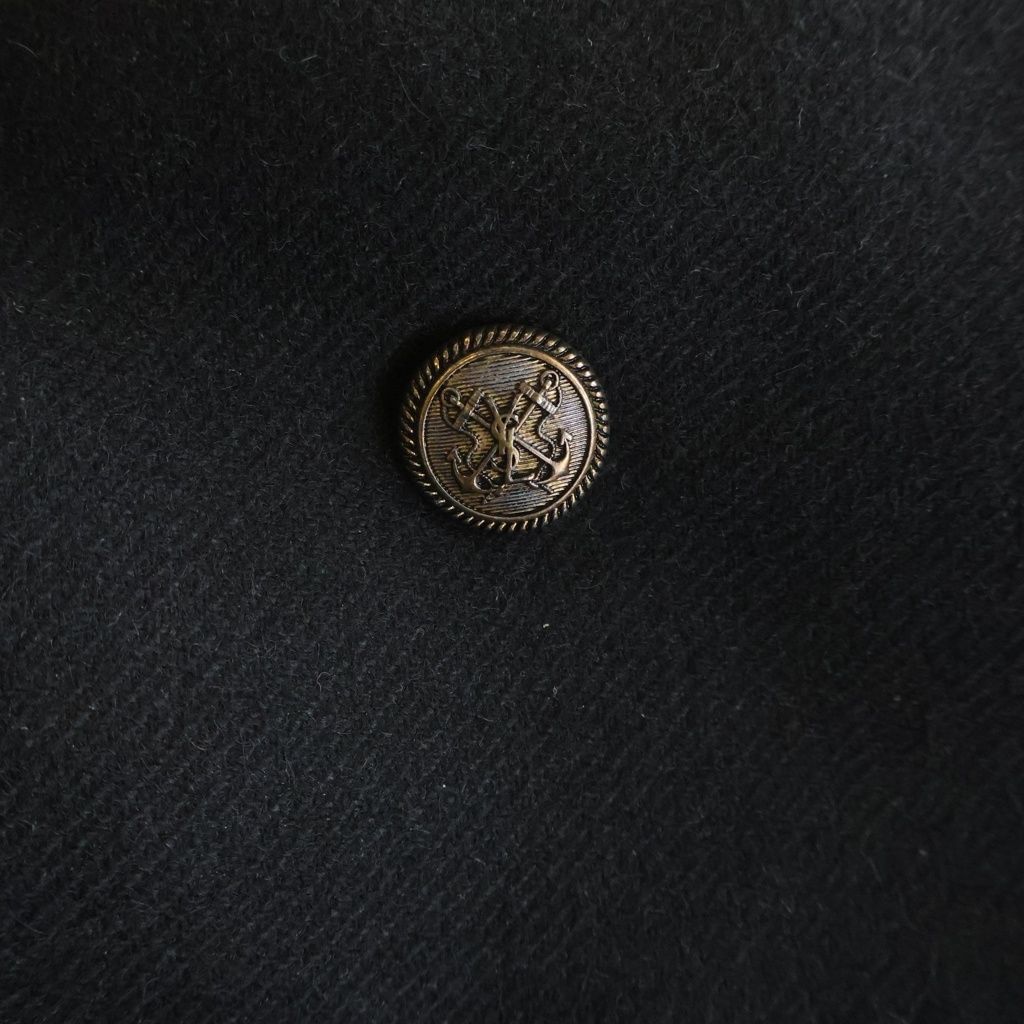 Saint Laurent Paris Double Breasted Jacket Metal Buttons Coat — view 5
