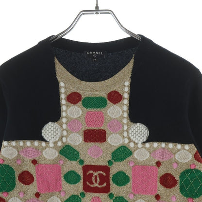 Chanel Cashmere Blend Knit Black 34 Sweater — view 3