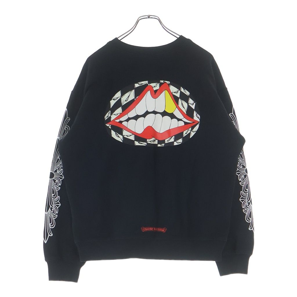 Chrome Hearts Matty Boy 99 Eyes Chomper Crewneck Sweatshirt Boy 99 Sleeves
