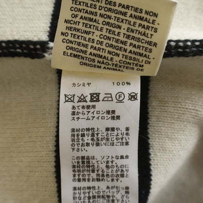 Hermes Brides de Gala Long Coat Cashmere Knit Gown Black White — view 7