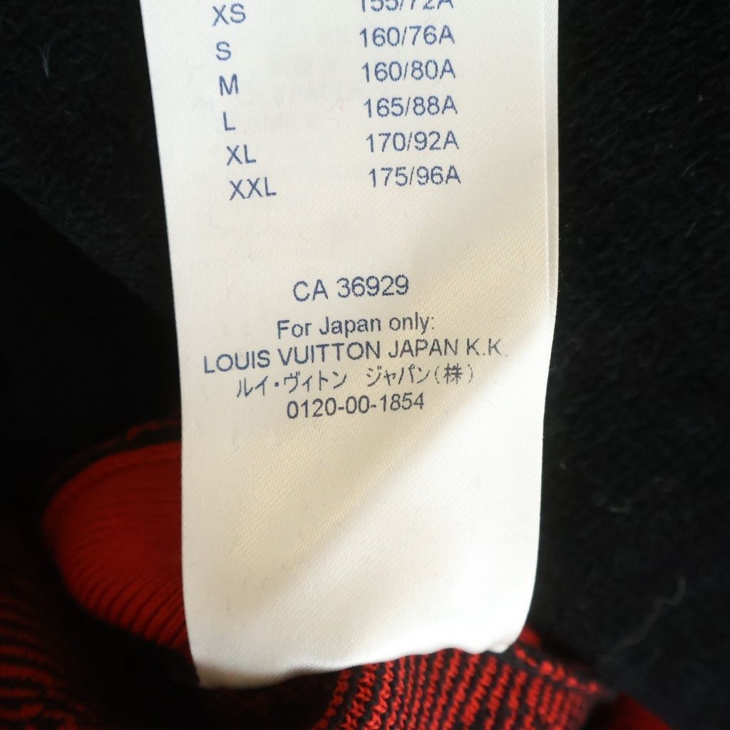 Louis Vuitton Monogram Contrast Knit Sleeveless Dress Black Red Xzs — view 8