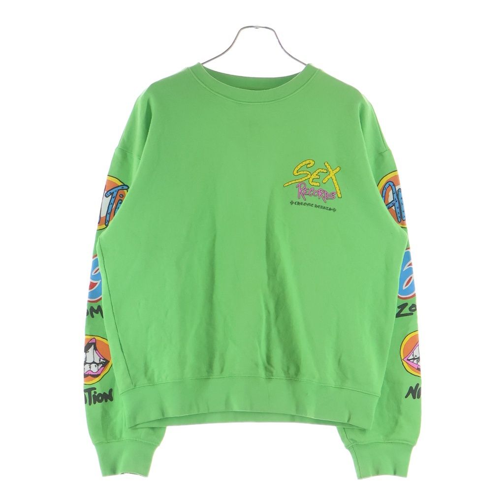 Chrome Hearts Matty Boy Sex Records Crewneck Sweatshirt Boy Sex Crew Neck Green — view 2