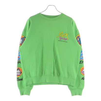 Chrome Hearts Matty Boy Sex Records Crewneck Sweatshirt Boy Sex Crew Neck Green — view 2