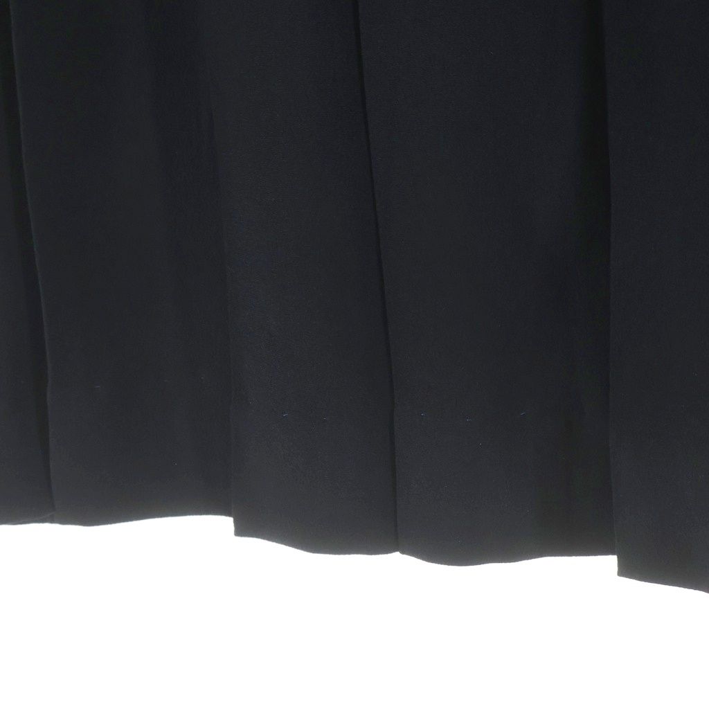 Chanel Pleated Long Skirt Black — view 5
