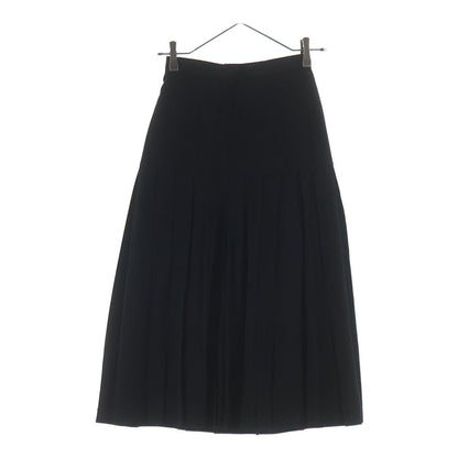 Chanel Pleated Long Skirt Black — view 2