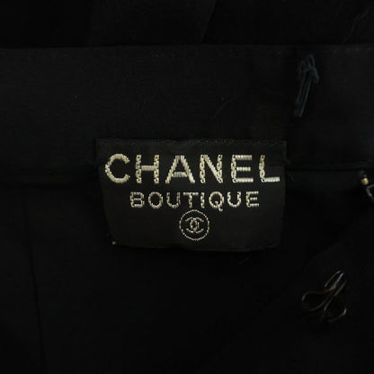 Chanel Pleated Long Skirt Black — view 8