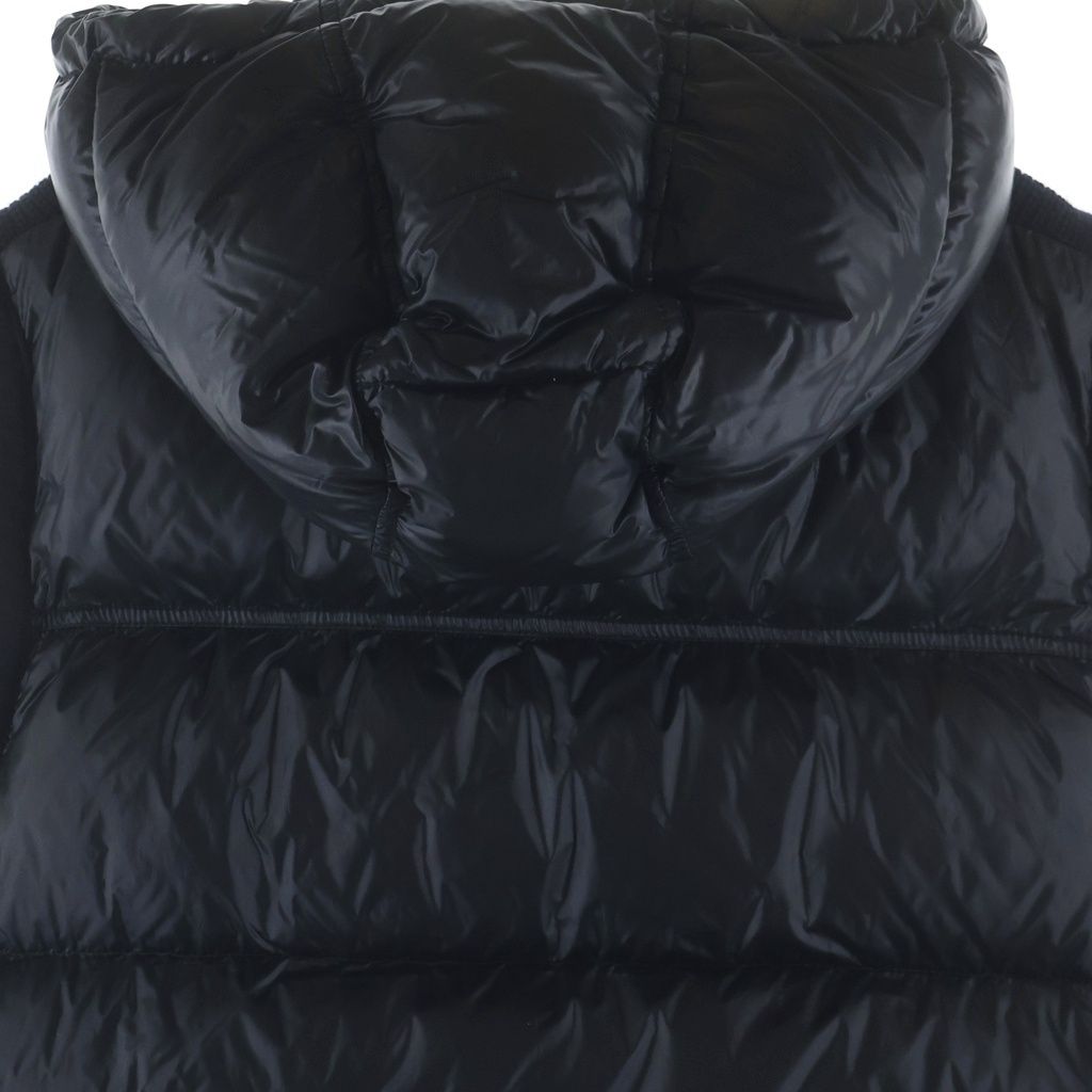 Moncler Maglione Tricot Gilet Knit Cut Replacement Logo Patch Down Jacket Vest — view 4