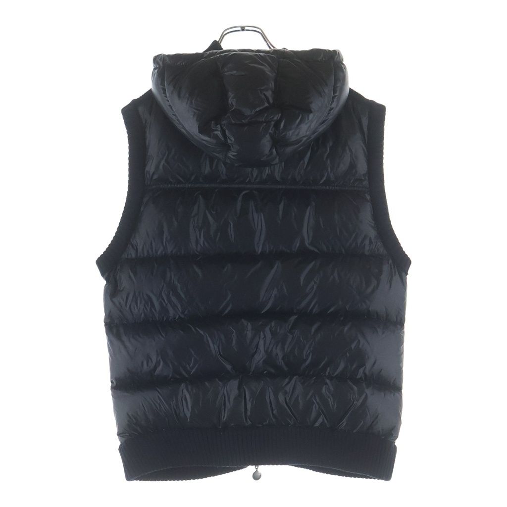 Moncler Maglione Tricot Gilet Knit Cut Replacement Logo Patch Down Jacket Vest — view 2