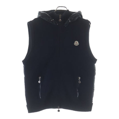 Moncler Maglione Tricot Gilet Knit Cut Replacement Logo Patch Down Jacket Vest