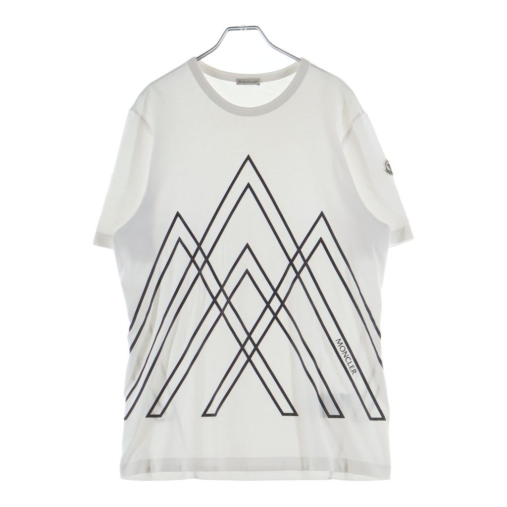Moncler Maglia T-Shirt White Big Print