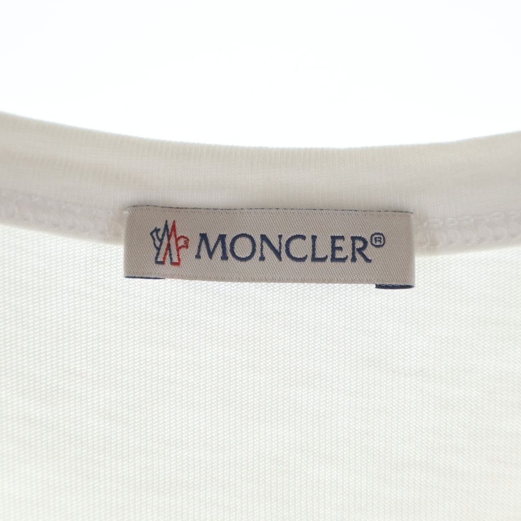 Moncler Maglia T-Shirt White Big Print — view 7