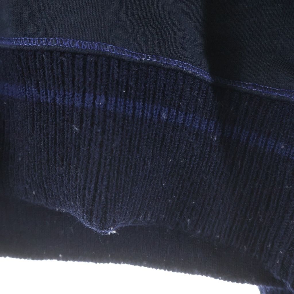 Loewe Embroidered Anagram Logo Hoodie Navy — view 6
