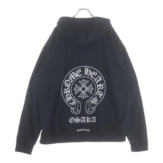 Chrome Hearts Osaka Horseshoe Hoodie Limited Sleeve Print Pullover Black
