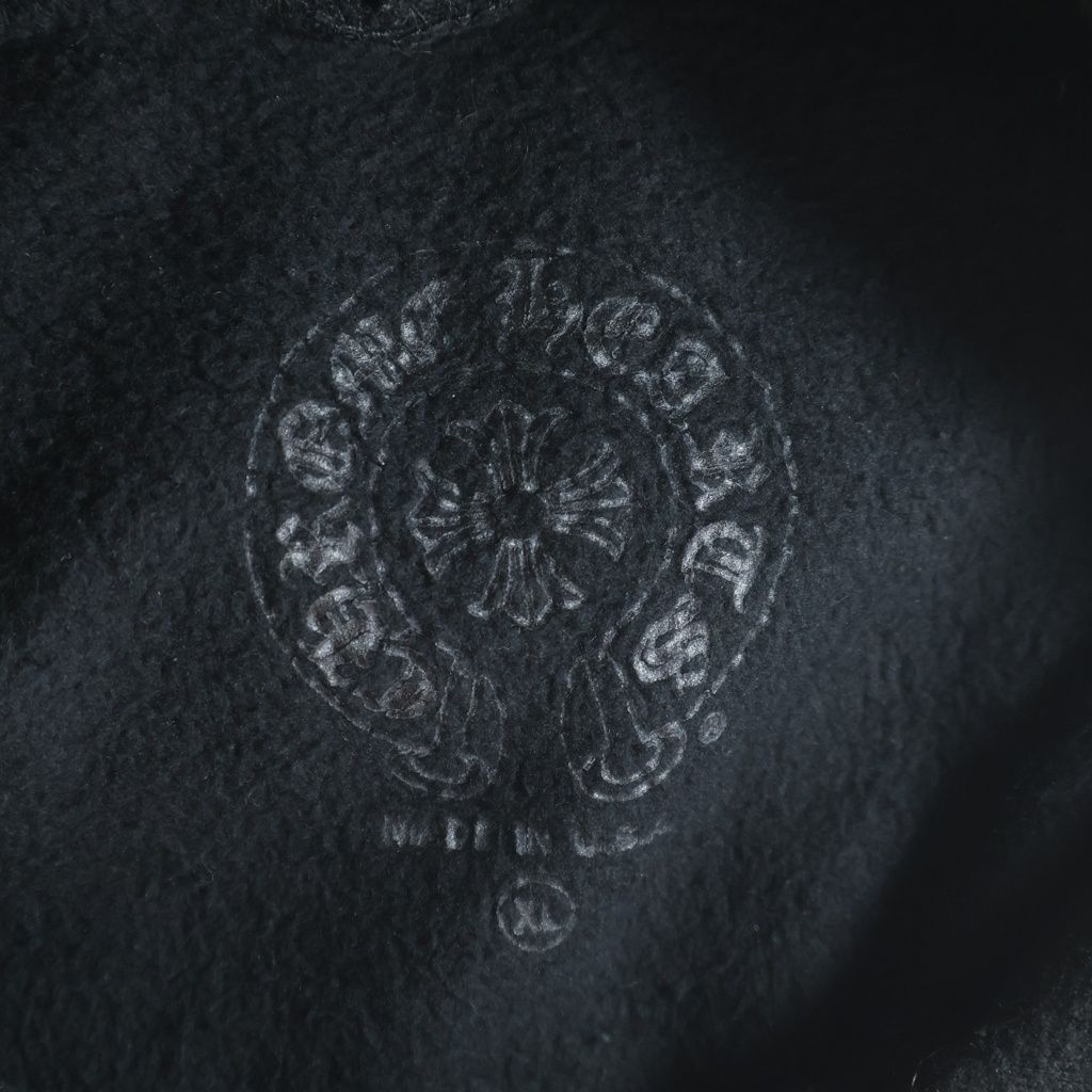 Chrome Hearts Osaka Horseshoe Hoodie Limited Sleeve Print Pullover Black — view 7