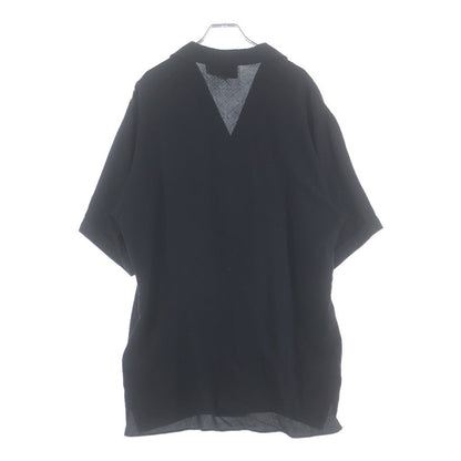 Gucci GG Printed Silk Shirt Zadwp Short Sleeve Black — view 2