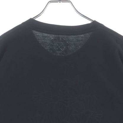 Chrome Hearts Cemetery T-Shirt Back Print Short Sleeve Pocket Black — view 4