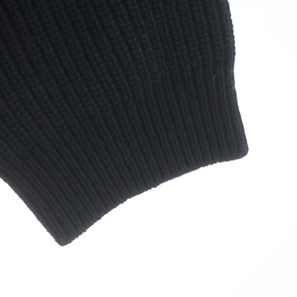 Celine Embroidery Over Sweater Logo Knit Black — view 5