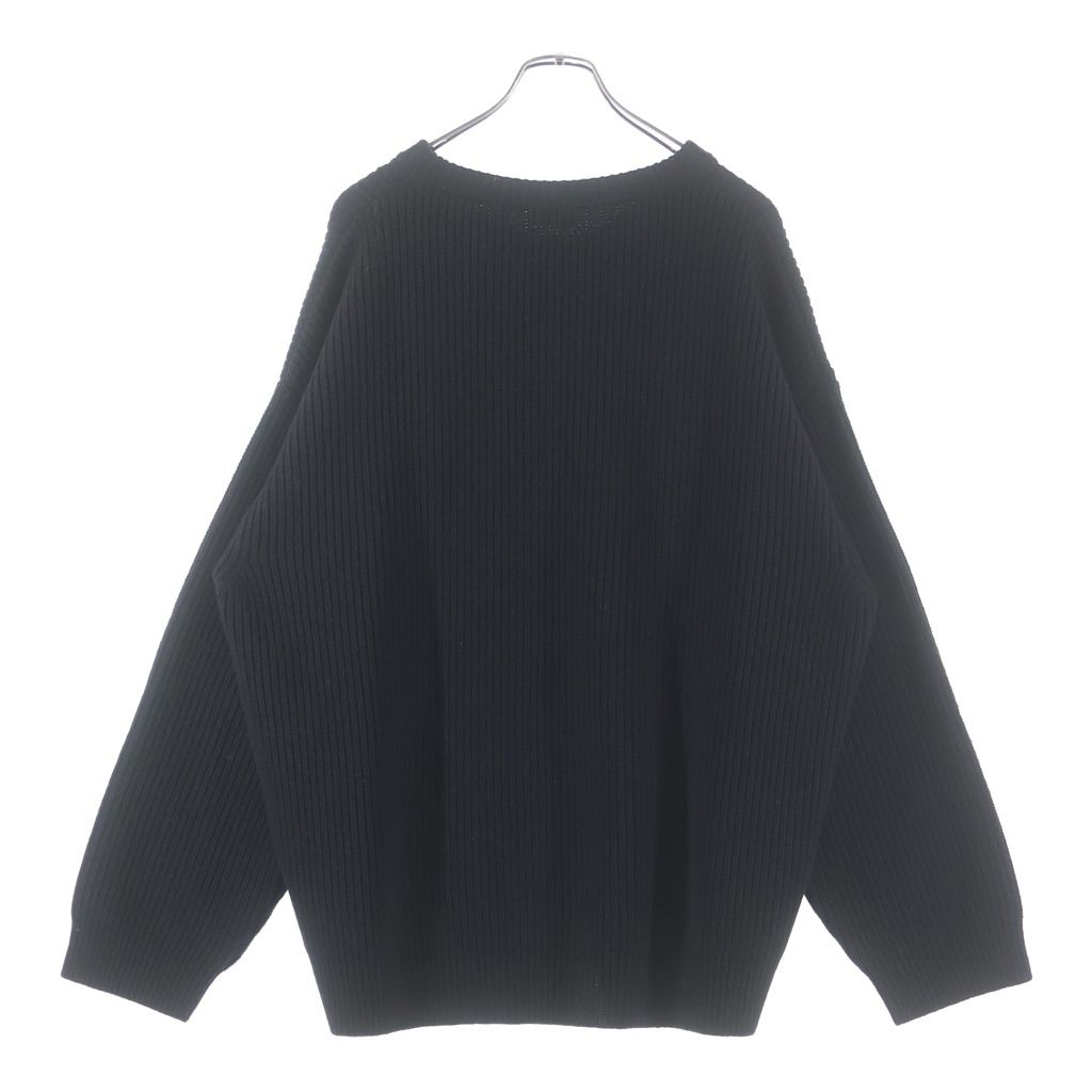 Celine Embroidery Over Sweater Logo Knit Black — view 2