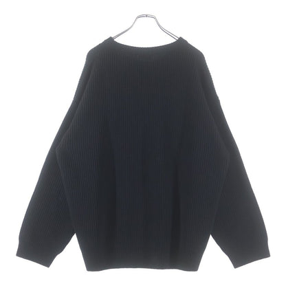 Celine Embroidery Over Sweater Logo Knit Black — view 2