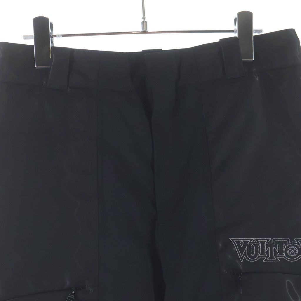 Louis Vuitton Down Ski Pants Logo Embroidery Black — view 3