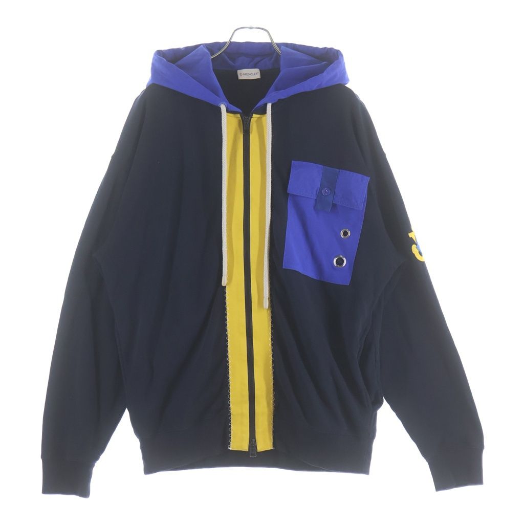 Moncler Genius JD Anderson Fell Puff Det Sweatshirt Shirt Flap Pocket Hoodie