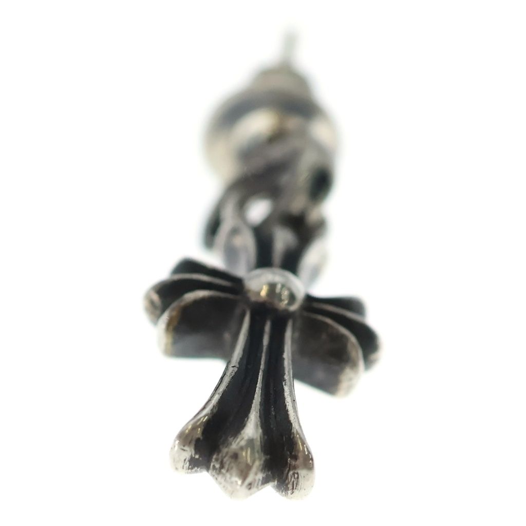 Chrome Hearts Bby Pprchn Baby Fat Cross Drop Earrings Silver — view 5