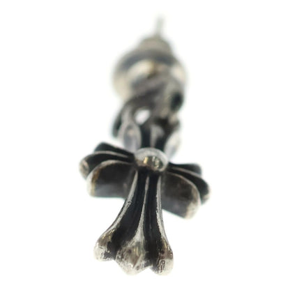 Chrome Hearts Bby Pprchn Baby Fat Cross Drop Earrings Silver — view 5