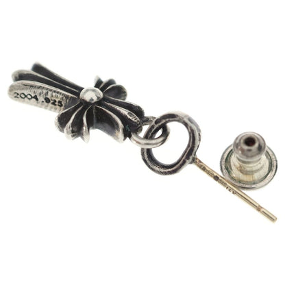 Chrome Hearts Bby Pprchn Baby Fat Cross Drop Earrings Silver — view 6
