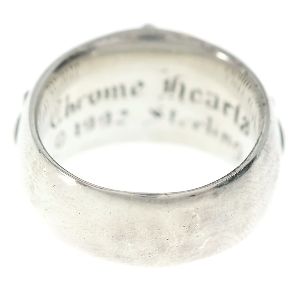 Chrome Hearts Flrl Crs Floral Cross Ring Silver — view 2
