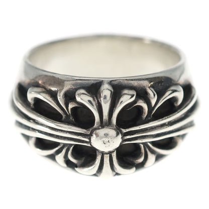 Chrome Hearts Flrl Crs Floral Cross Ring Silver — view 4